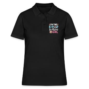 I'm The K-Pop Birthday Girl - Women's Polo Shirt - black - Front - Ailine (174cm)