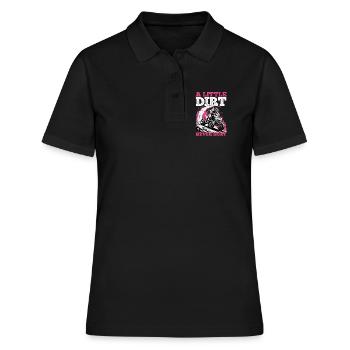 Quad ATV Femme Fille Quad Quad - Polo Femme - noir - Devant - Ailine (174cm)