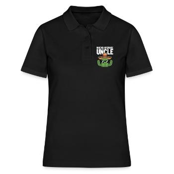 Nacho Durchschnitts-Onkel Witzig Cinco de Mayo - Frauen Polo Shirt - Schwarz - Vorne - Ailine (174cm)