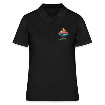 Sava – Sauver la forêt tropicale - Polo Femme - noir - Devant - Ailine (174cm)