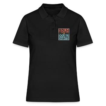 Bruh Ich Bin Doppelte Ziffern - Frauen Polo Shirt - Schwarz - Vorne - Ailine (174cm)