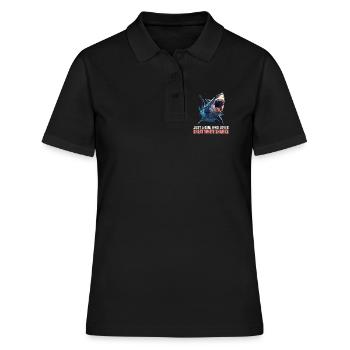 Great White Shark Great White Shark - Women's Polo Shirt - black - Front - Ailine (174cm)