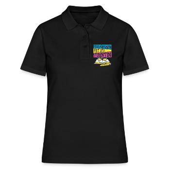 Dieses Mädchen Ist Jetzt Studentin Studium - Frauen Polo Shirt - Schwarz - Vorne - Ailine (174cm)