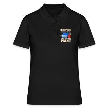 Detaileur de garage Detailing de voitures Detailer de voitures - Polo Femme - noir - Devant - Ailine (174cm)