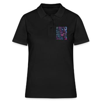 COOL 16 ANS ÉDITION LIMITÉE 2010 16E ANNIVERSAIRE - Polo Femme - noir - Devant - Ailine (174cm)