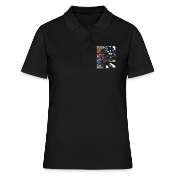 SPACE 12 YEARS 2014 ASTRONAUT 12TH BIRTHDAY - Women's Polo Shirt - black - Front - Ailine (174cm)