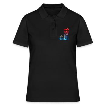 30th Birthday Gift Original August 1996 - Women's Polo Shirt - black - Front - Ailine (174cm)