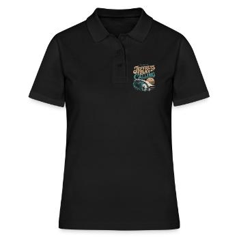 Surf de Jeffreys Bay - Polo Femme - noir - Devant - Ailine (174cm)