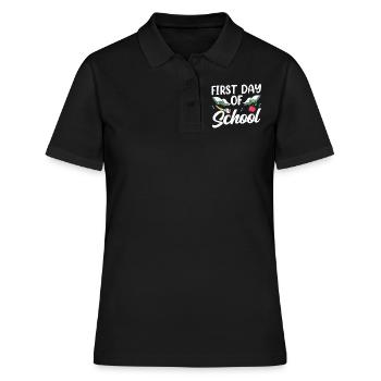 Premier jour d’école Retour à l’école Retour à l’école - Polo Femme - noir - Devant - Ailine (174cm)