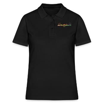 Horizon romain Rome - Polo Femme - noir - Devant - Ailine (174cm)