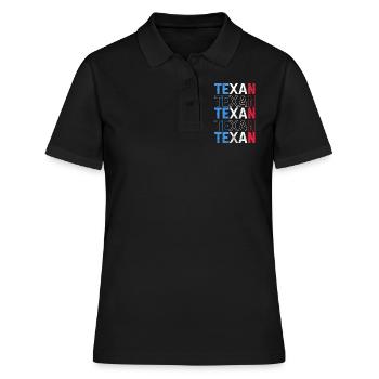 Texan texan texan texan dicte fierté - Polo Femme - noir - Devant - Ailine (174cm)