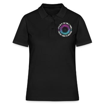 Sensibilisation à la prévention du suicide - Polo Femme - noir - Devant - Ailine (174cm)