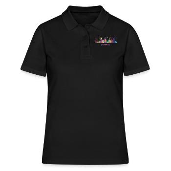 Memphean Skyline Memphis - Frauen Polo Shirt - Schwarz - Vorne - Ailine (174cm)