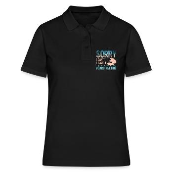 Wakeboard Wakeboarder Wakeboarding Cadeau - Polo Femme - noir - Devant - Ailine (174cm)