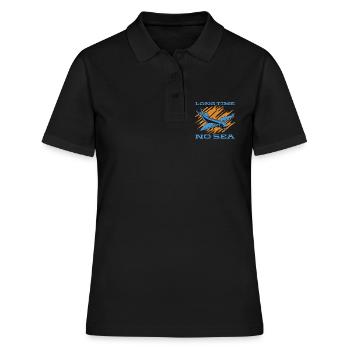 Biologie marine Longtemps Pas d’animaux sous-marins marins - Polo Femme - noir - Devant - Ailine (174cm)