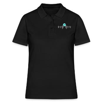 Artificial Intelligence Ai Chat - Frauen Polo Shirt - Schwarz - Vorne - Ailine (174cm)