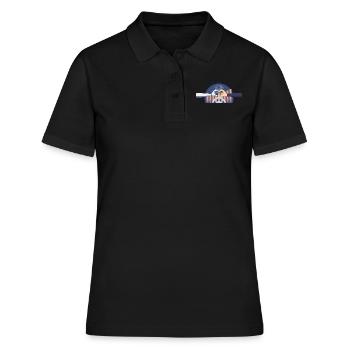 Artificial Intelligence Ai Chat - Frauen Polo Shirt - Schwarz - Vorne - Ailine (174cm)