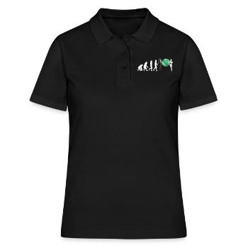 Artificial Intelligence Ai Chat - Frauen Polo Shirt - Schwarz - Vorne - Ailine (174cm)