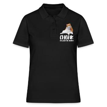 Fat Cat Obesity - Frauen Polo Shirt - Schwarz - Vorne - Ailine (174cm)