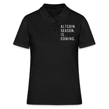 Altcoin Traders - Polo Femme - noir - Devant - Ailine (174cm)