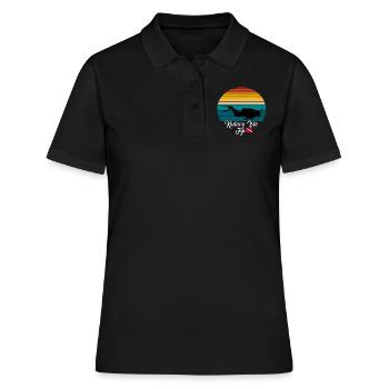 Kadavu Isle Fiji Diving - Frauen Polo Shirt - Schwarz - Vorne - Ailine (174cm)