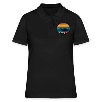 Germany Scuba Diving Gift - Women's Polo Shirt - black - Front - Ailine (174cm)