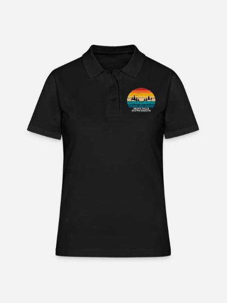 Sioux Falls Dakota du Sud - Polo Femme - noir
