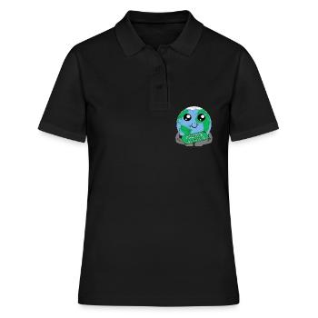 Fridays For Future Stop Climate Co2 Protest Gift - Women's Polo Shirt - black - Front - Ailine (174cm)
