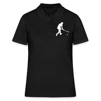 Hockey hockey de hockey cadeau de joueur équipe - Polo Femme - noir - Devant - Ailine (174cm)