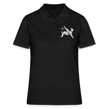 Bicyclette astronaute - Polo Femme - noir - Devant - Ailine (174cm)