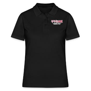 GGRKS demande une traduction Internet japonaise drôle - Polo Femme - noir - Devant - Ailine (174cm)