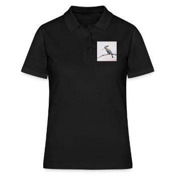 Vogel - Frauen Polo Shirt - Schwarz - Vorne - Ailine (174cm)