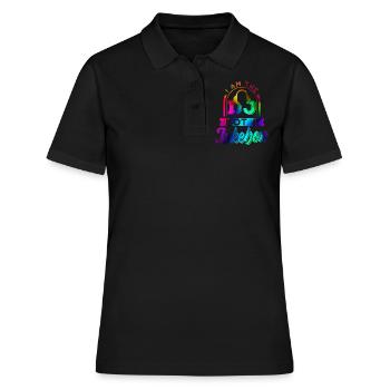 Disc jockey - Women's Polo Shirt - black - Front - Ailine (174cm)