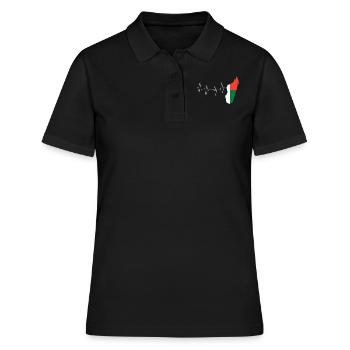 Madagascar - Polo Femme - noir - Devant - Ailine (174cm)