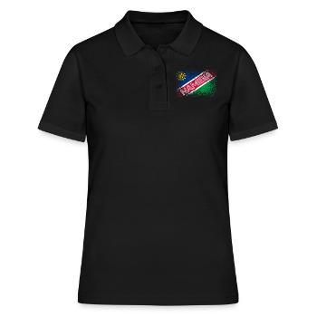 Namibie - Polo Femme - noir - Devant - Ailine (174cm)