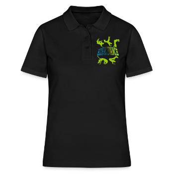 Breakdance - Women's Polo Shirt - black - Front - Ailine (174cm)