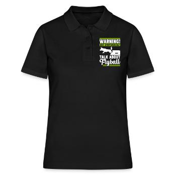 Flyball Sports canins - Polo Femme - noir - Devant - Ailine (174cm)
