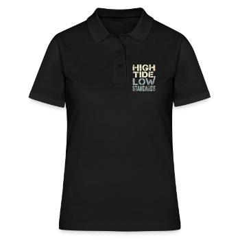 Seafarer Design - Women's Polo Shirt - black - Front - Ailine (174cm)