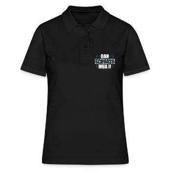 Bayern Bayrischer Dialekt Bayrisch Geschenk - Frauen Polo Shirt - Schwarz - Vorne - Ailine (174cm)