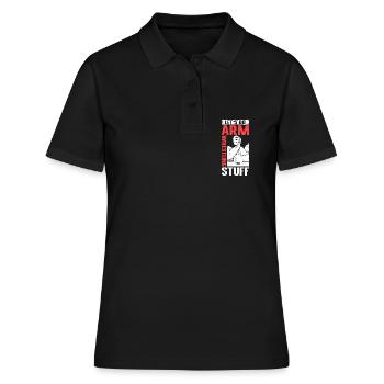 Bras de fer Bras de fer Bras de fer Cadeau - Polo Femme - noir - Devant - Ailine (174cm)
