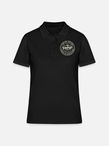 Vintage 1979 Cadeau 1979 Anniversaire Rétro 1979 - Polo Femme - noir