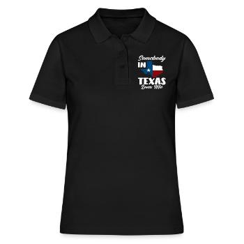 Amour texan - Polo Femme - noir - Devant - Ailine (174cm)