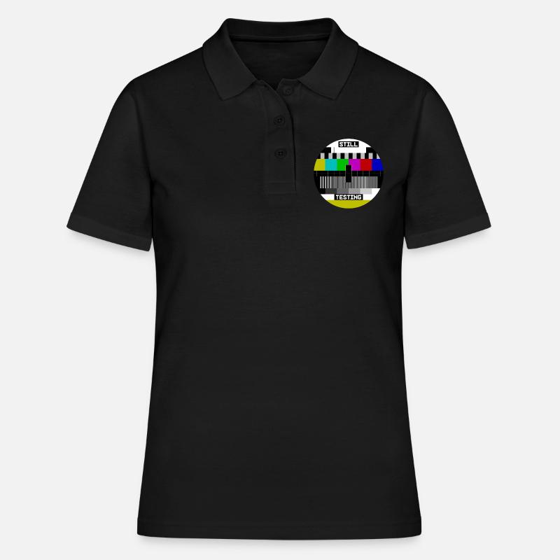 Still Testing Test Image test screen - Women's Polo Shirt - black