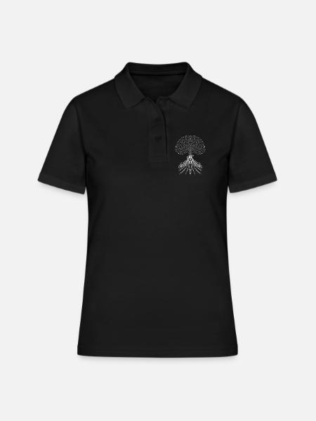 Arbre de Vie, Arbre de Vie - Polo Femme - noir