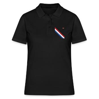 Grande victoire néerlandaise - Polo Femme - noir - Devant - Ailine (174cm)