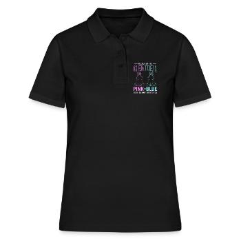 Révélation du sexe de Pâques de la future maman - Polo Femme - noir - Devant - Ailine (174cm)