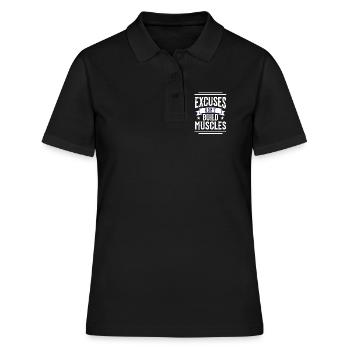 N’excuse pas - Polo Femme - noir - Devant - Ailine (174cm)
