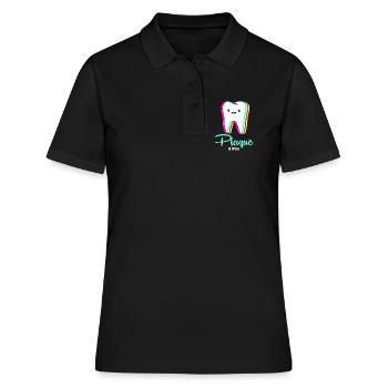 dentiste - Polo Femme - noir - Devant - Ailine (174cm)