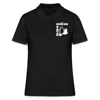 operator and heavy machinery operator - Women's Polo Shirt - black - Front - Ailine (174cm)