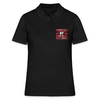L’intelligence artificielle alimentée par l’intelligence artificielle - Polo Femme - noir - Devant - Ailine (174cm)